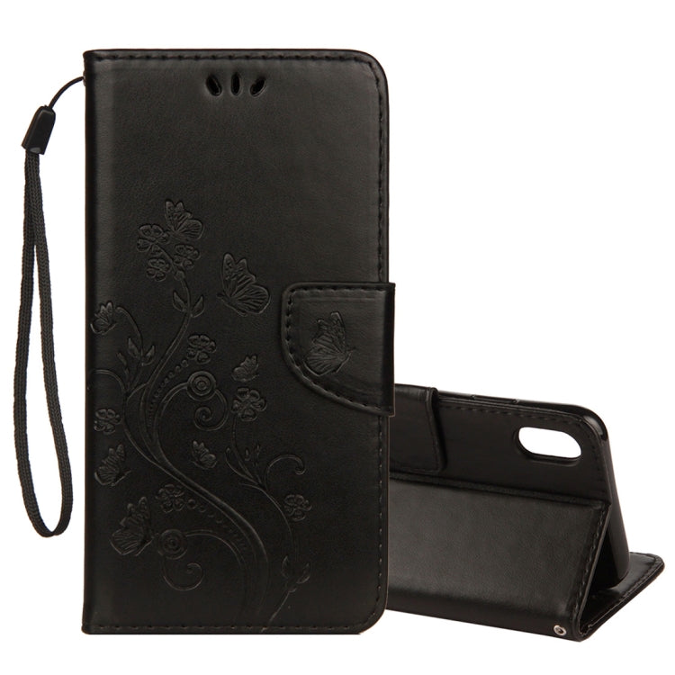 Case – Leather (iPhone XR Embossed Butterfly Pattern)