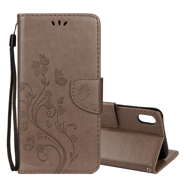 Case – Leather (iPhone XR Embossed Butterfly Pattern)