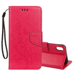 Case – Leather (iPhone XR Embossed Butterfly Pattern)