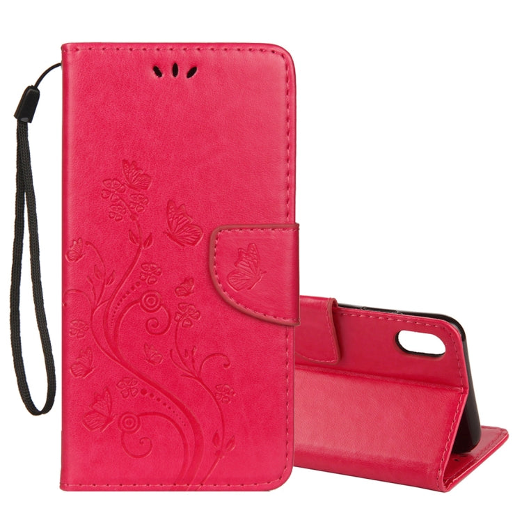 Case – Leather (iPhone XR Embossed Butterfly Pattern)