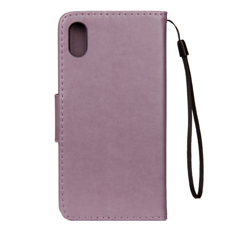 Case – Leather (iPhone XR Embossed Butterfly Pattern)