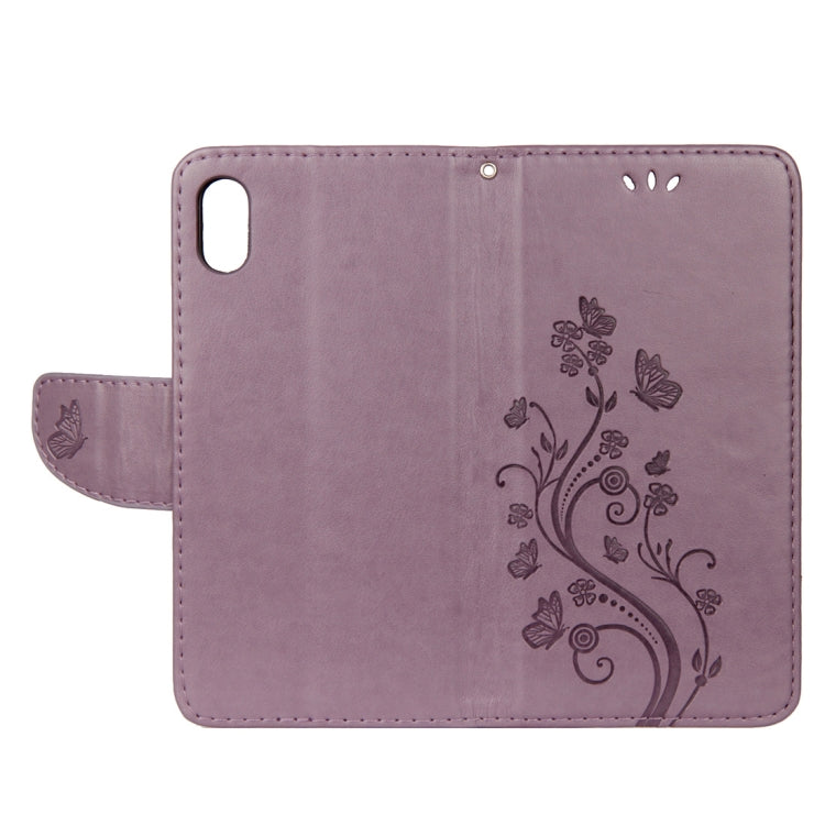 Case – Leather (iPhone XR Embossed Butterfly Pattern)