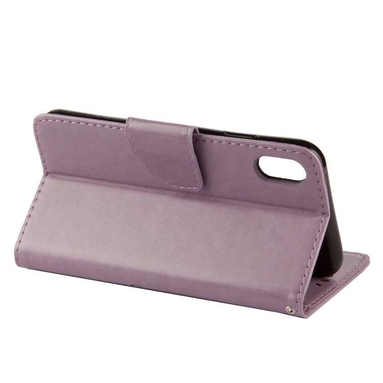 Case – Leather (iPhone XR Embossed Butterfly Pattern)