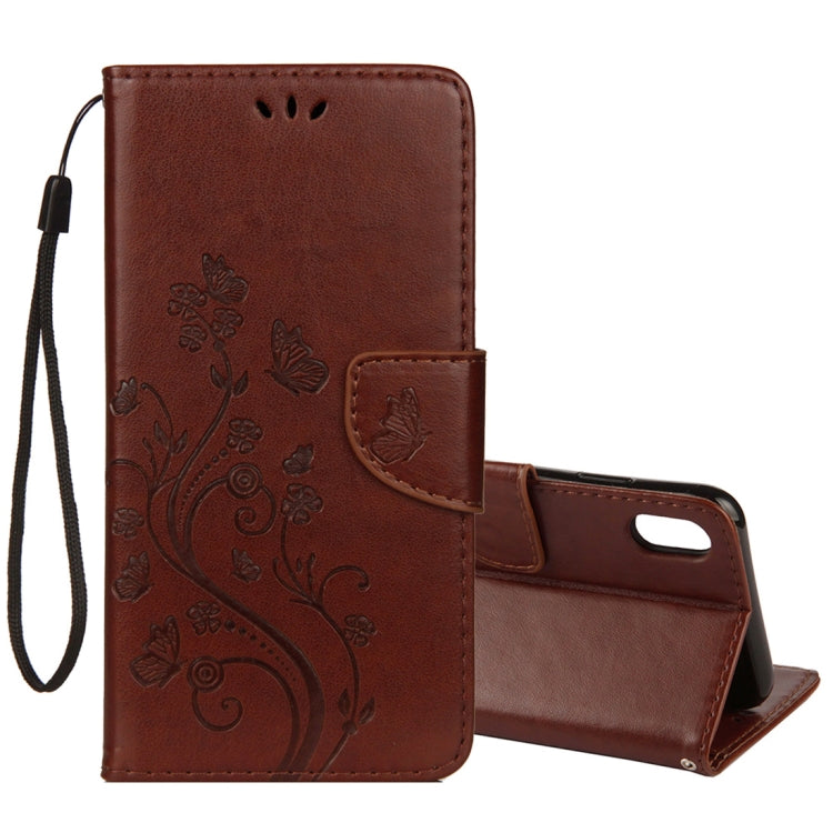Case – Leather (iPhone XR Embossed Butterfly Pattern)
