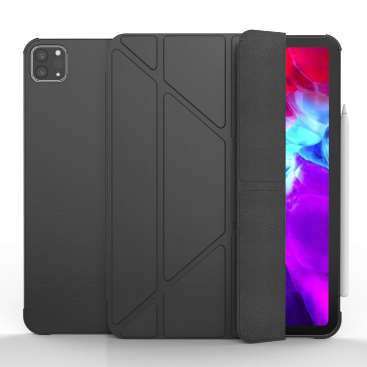 Tablet Case – Leather, Foldable (iPad Pro 11 2022) For iPad Pro 11 2022 2021 2020 2018 Black