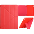 Case – 10.9" Screen, Leather, Silicone For iPad Air (2020) 10.9 inch Red