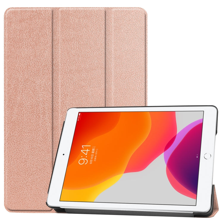 Case – Leather, Foldable (iPad 10) #2 For iPad 10.2 Rose Gold