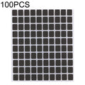 100 PCS Display Screen Black Stickers for iPhone X, For iPhone X(100 PCS) For iPhone X(100 PCS)