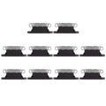 10 PCS Charging Port Connector for iPhone X, For iPhone X For iPhone X Black