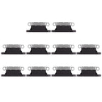 10 PCS Charging Port Connector for iPhone X, For iPhone X For iPhone X Black