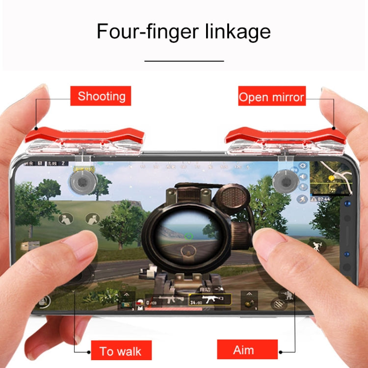 E9 Game Trigger Controller – Electroplating Design Press Eat Chicken Mobile Phone Trigger Shooting...