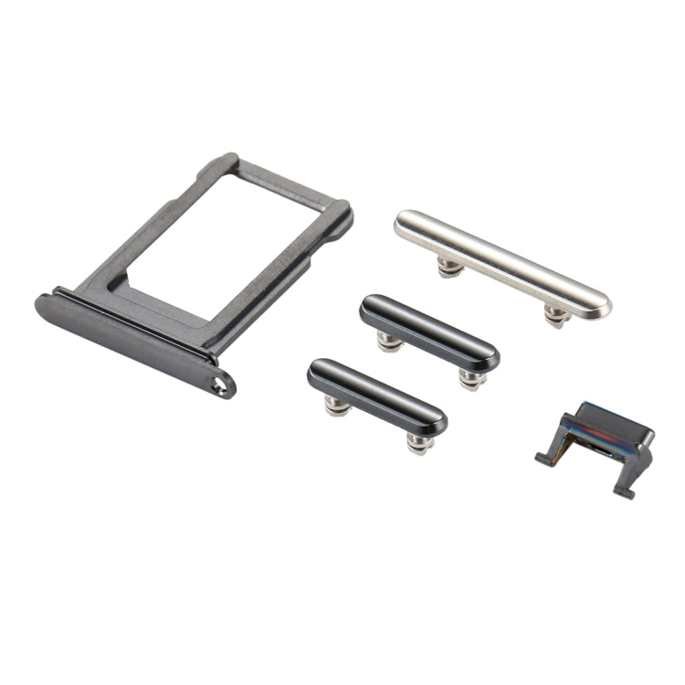 Card Tray + Volume Control Key + Power Button + Mute Switch Vibrator Key for iPhone X, For iPhone X For iPhone X Grey