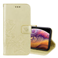 Case – Leather (iPhone XS Max Rose Embossed) For XS Max Gold