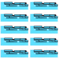 10 Sets Mainboard FPC Connector Sponge Foam Pads for iPhone XS Max, For iPhone XS Max For iPhone XS Max