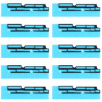 10 Sets Mainboard FPC Connector Sponge Foam Pads for iPhone XS Max, For iPhone XS Max For iPhone XS Max