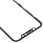 Front Screen Outer Glass Lens with Frame + OCA Optically Clear Adhesive for iPhone XR, For iPhone XR (Frame+OCA)