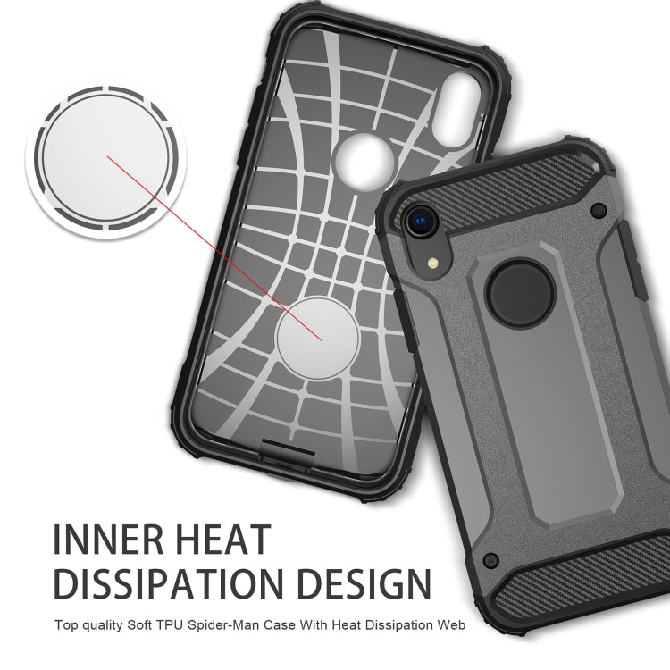 For iPhone XR TPU + PC Armor Combination Back Cover Case, For iPhone XR