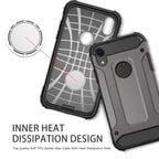 For iPhone XR TPU + PC Armor Combination Back Cover Case, For iPhone XR