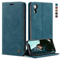 Case – Leather (iPhone XR CaseMe) For iPhone XR Blue