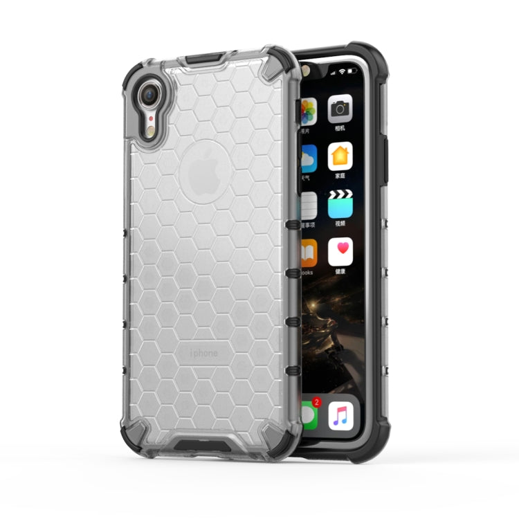 Protective Case – Shockproof (iPhone XR Shockproof Honeycomb PC) For iPhone XR Grey
