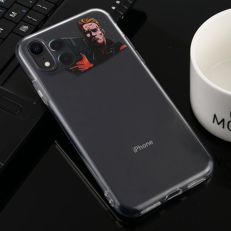 For iPhone XR Creative 1.5mm TPU Transparent Protective Case, For iPhone XR For iPhone XR