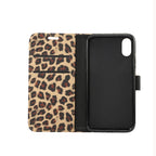 Case – Leather (iPhone XS Leopard Pattern Horizontal)