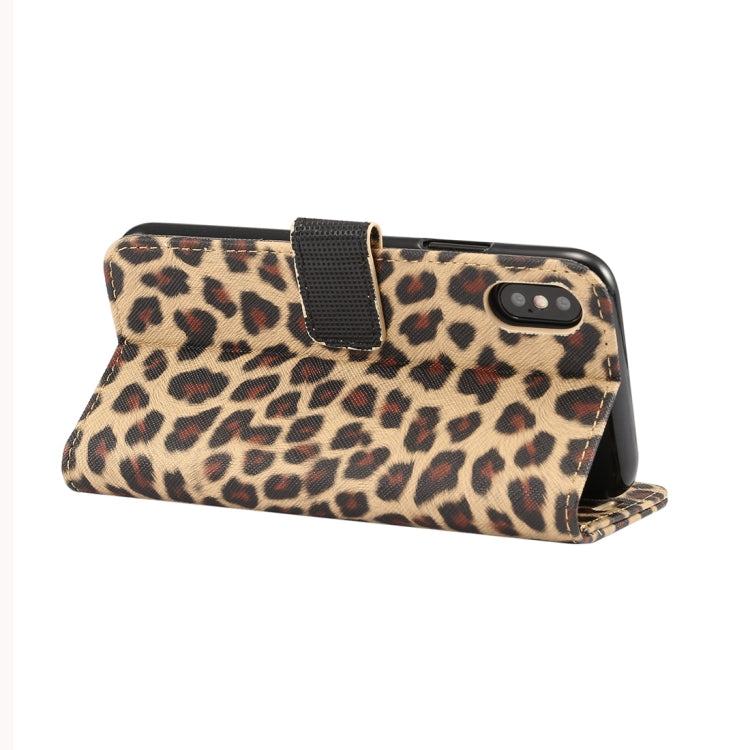 Case – Leather (iPhone XS Leopard Pattern Horizontal)