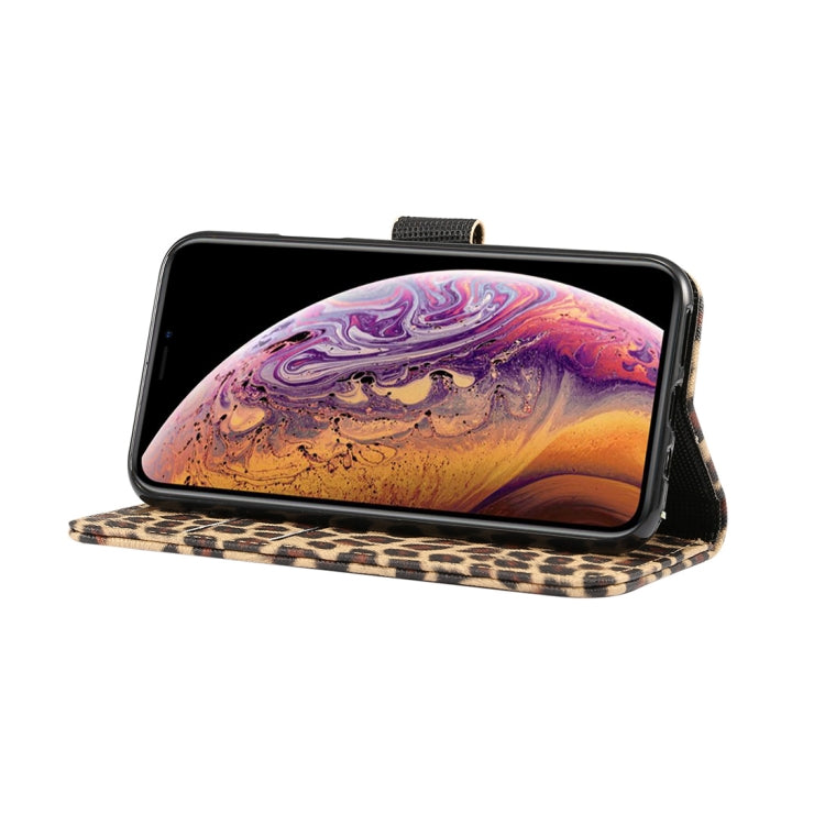 Case – Leather (iPhone XS Leopard Pattern Horizontal)