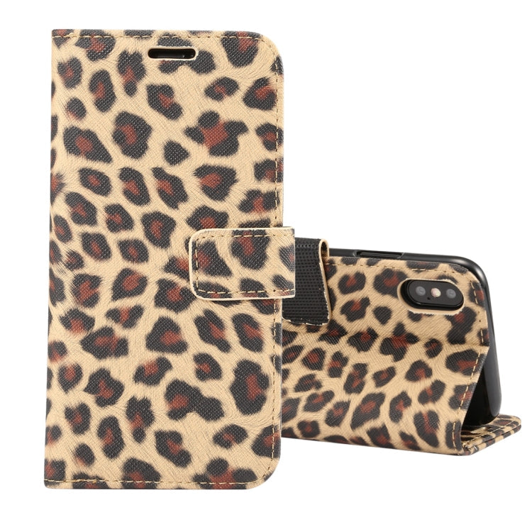 Case – Leather (iPhone XS Leopard Pattern Horizontal)