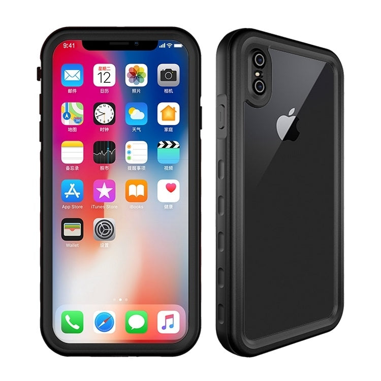 Case – 2m Waterproof, Shockproof, Silicone For iPhone X XS Black