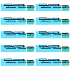 10 Sets Mainboard FPC Connector Sponge Foam Pads for iPhone XS, For iPhone XS For iPhone XS