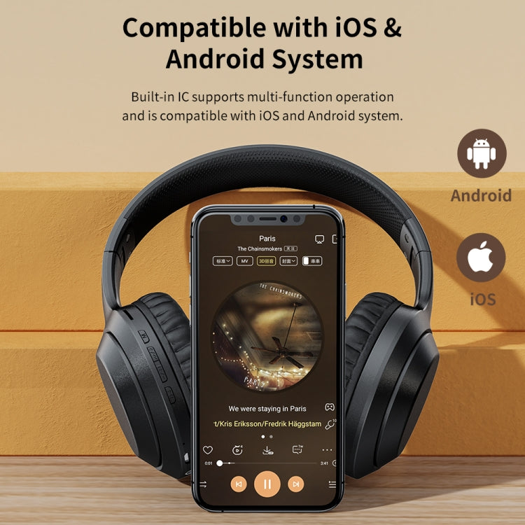 Wireless Headset – Bluetooth 5.0, HiFi Bass Sound