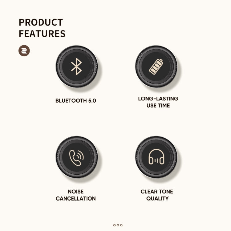 Wireless Headset – Bluetooth 5.0, HiFi Bass Sound