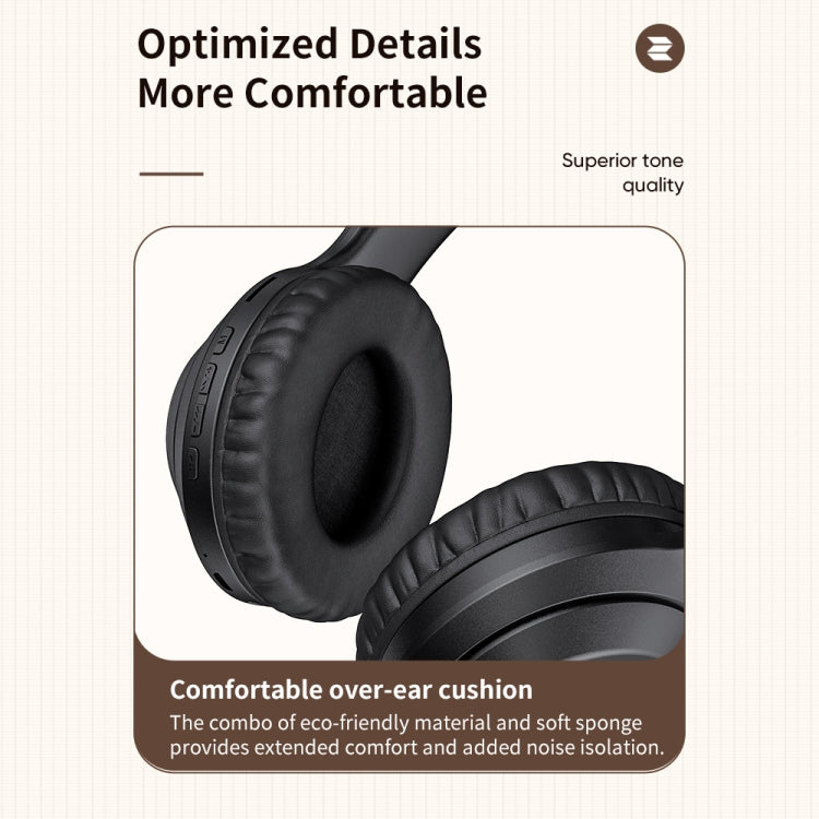 Wireless Headset – Bluetooth 5.0, HiFi Bass Sound