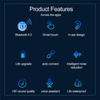 F9-9 Bluetooth Earphones – Noise Cancelling