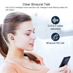F9-5C Bluetooth Earphones – Four-bar Breathing Light + Digital Display Noise Reduction Bluetooth...