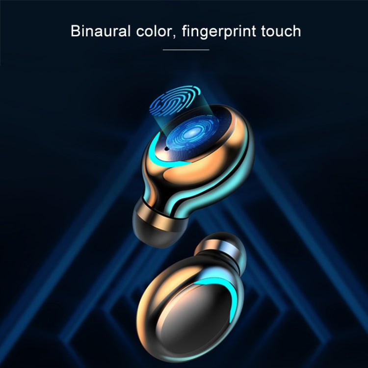 F9-5C Bluetooth Earphones – Four-bar Breathing Light + Digital Display Noise Reduction Bluetooth...