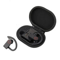 JHO-A9 TWS Wireless Hanging Ear Type Bluetooth Earphone with Charging + Storage Integrated Zipper Bag, Support Voice Control, JHO-A9 JHO-A9