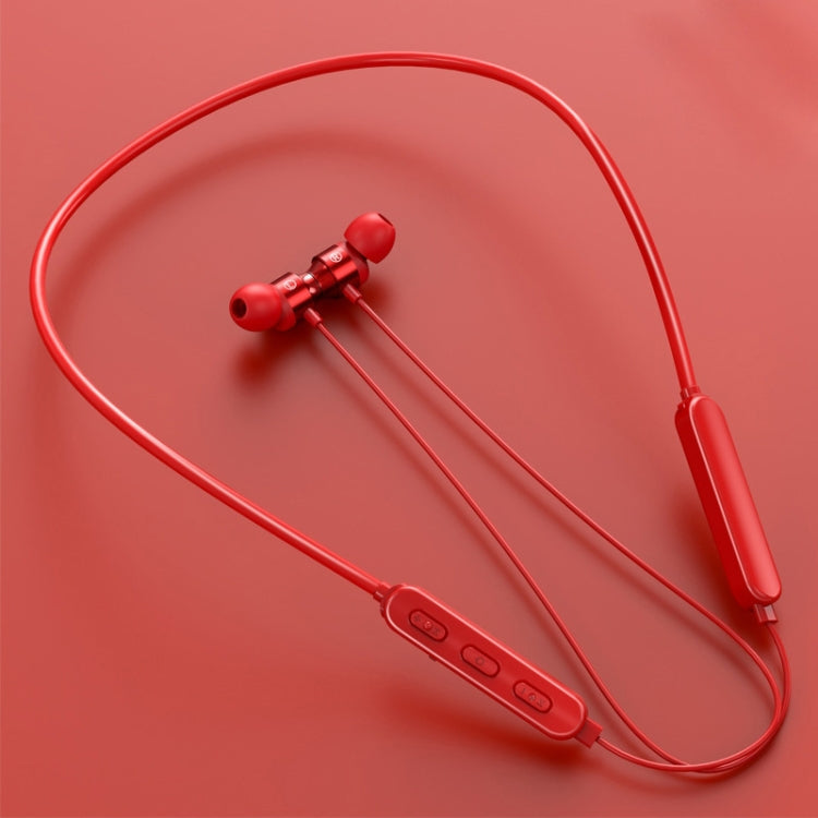Earphone – Bluetooth 5.0, Magnetic Red Red
