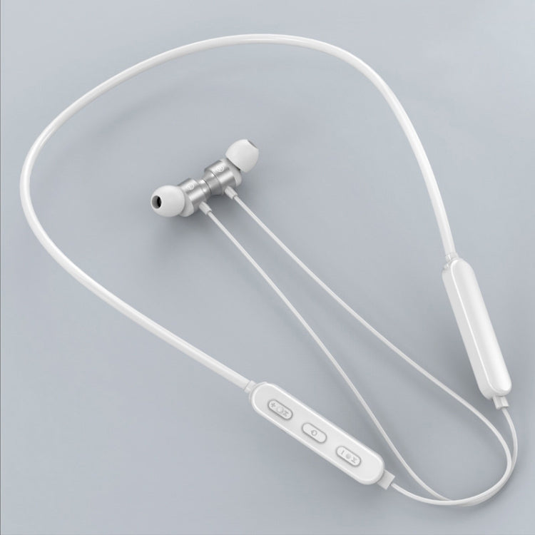 Earphone – Bluetooth 5.0, Magnetic White White