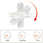 S29 3 in 1 256GB Micro USB + USB + 8 Pin Interface Metal Twister Flash Disk, 256G – Durable Build, Easy to Use