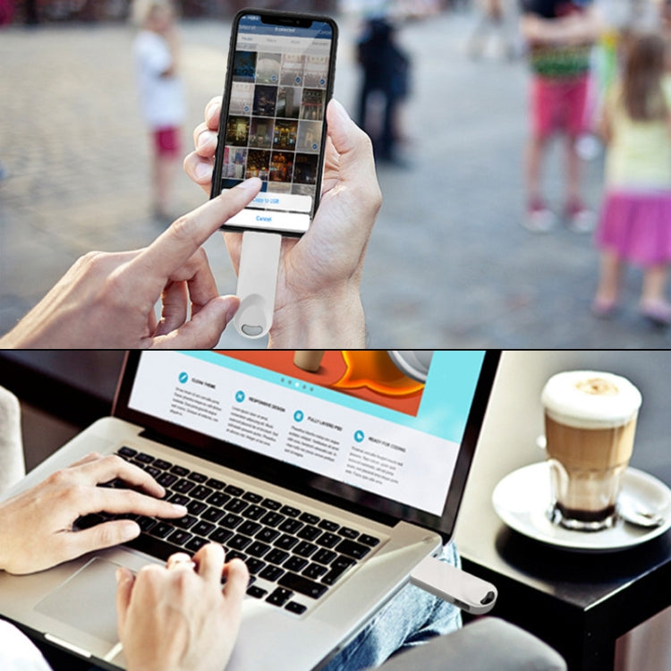 S29 3 in 1 256GB Micro USB + USB + 8 Pin Interface Metal Twister Flash Disk, 256G – Durable Build, Easy to Use