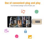 USB Flash Drive – 3 in 1 128G Type-C + 8 Pin + USB 3.0 Metal Push-pull Flash Disk with...