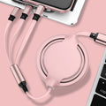 Charging Cable – Silicone Pink