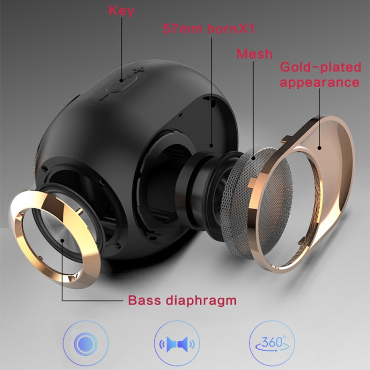 X6 Bluetooth Speaker – HiFi Bass Sound, Hands-Free, Waterproof