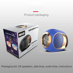 X6 Bluetooth Speaker – HiFi Bass Sound, Hands-Free, Waterproof