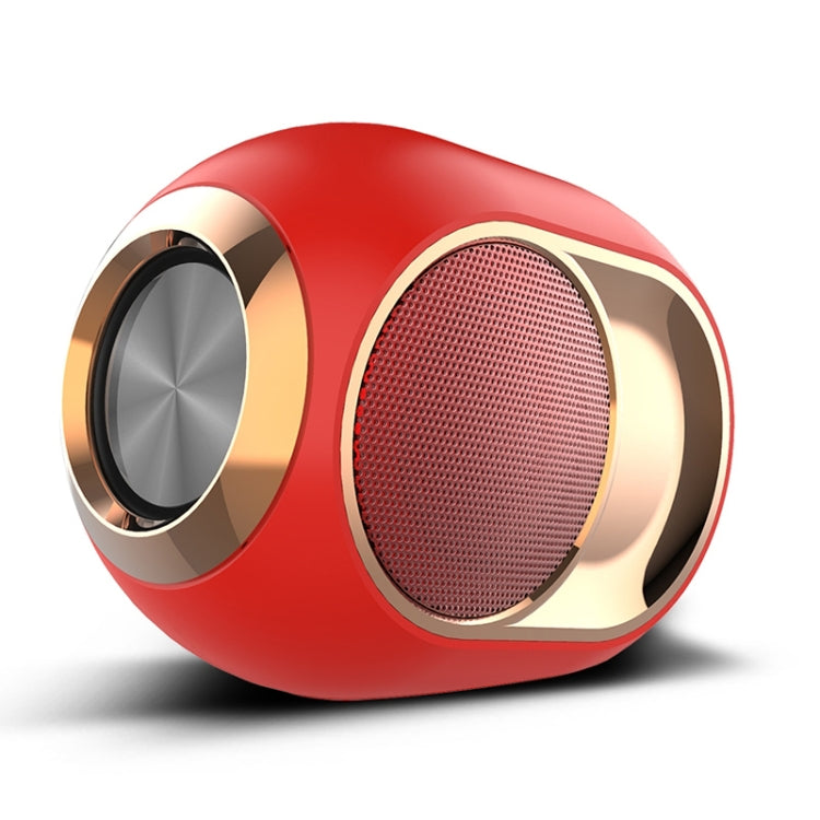 X6 Bluetooth Speaker – HiFi Bass Sound, Hands-Free, Waterproof Red