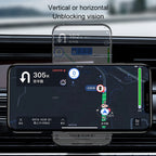 K07 15W Max Output Magnetic Car Air Outlet Bracket Wireless Charger, K07