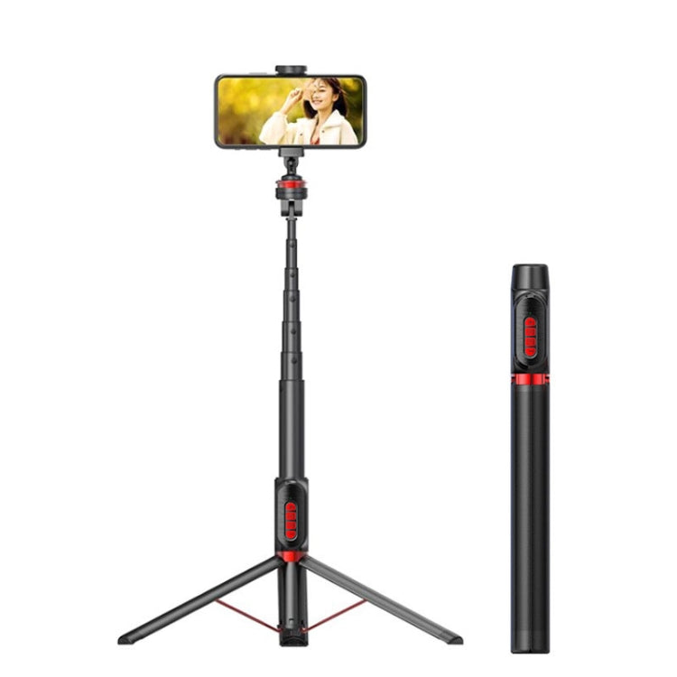 Aluminum Alloy Mobile Phone Bluetooth Selfie Stick Live Floor Tripod Bracket, Height: 1.5m, Height: 1.5m – Bluetooth, Aluminum Alloy Height: 1.5m