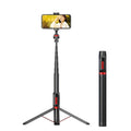 Aluminum Alloy Mobile Phone Bluetooth Selfie Stick Live Floor Tripod Bracket, Height: 1.5m, Height: 1.5m – Bluetooth, Aluminum Alloy Height: 1.5m